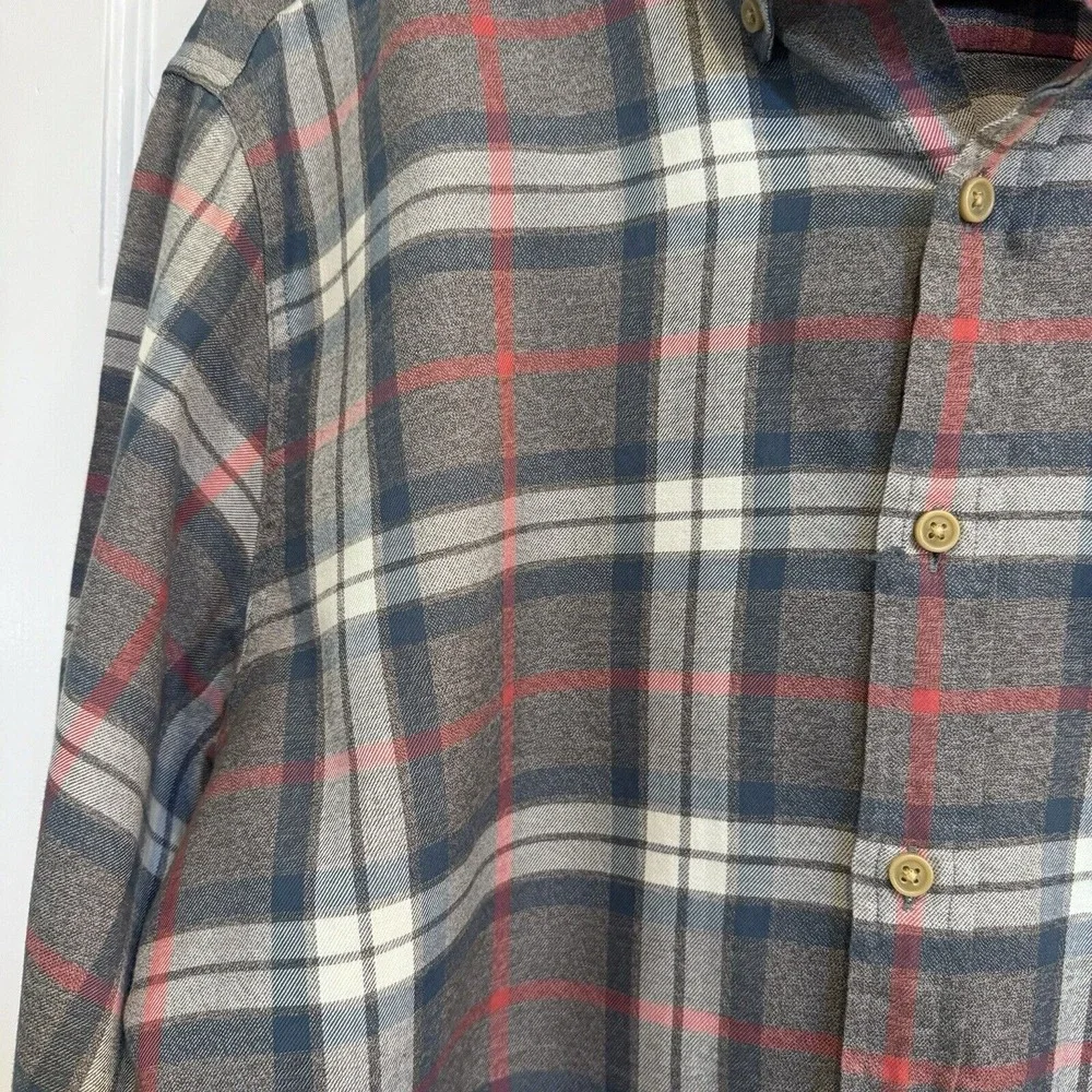 J. Crew Men's Plaid Workshirt Size L‎